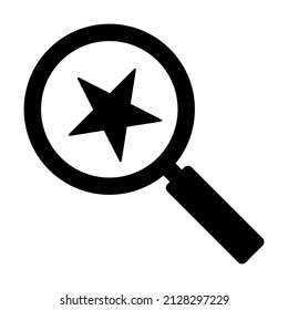 Saved search icon isolated vector illustration on white background. High quality black style vector icons