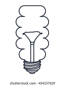 saver bulb drawn isolated icon design, vector illustration  graphic 