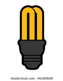 saver bulb isolated icon design