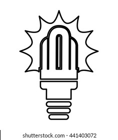 saver bulb isolated icon design
