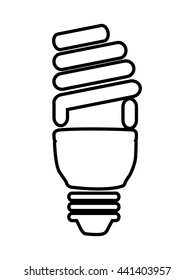 saver bulb isolated icon design