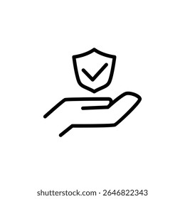 savety outline icon symbol vector design good for web or mobile app