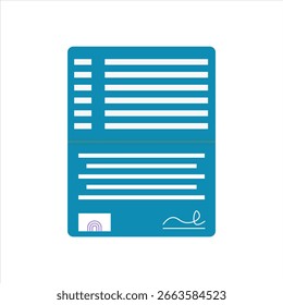 Icono de libro de ahorro. Icono relacionado con Elementos de diseño. Adecuado para Sitio web, App, interfaces de usuario, elemento, imprimible, etc. estilo de icono plano. diseño de Vector simple editable