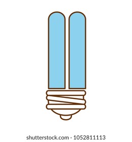 saving bulb energy light icon