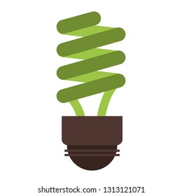 saving bulb light symbol