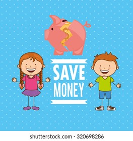 saving children design, vector illustration eps10 graphic 