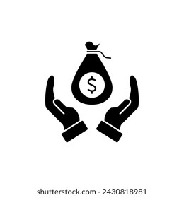 saving concept line icon. Simple element illustration. saving concept outline symbol design.
