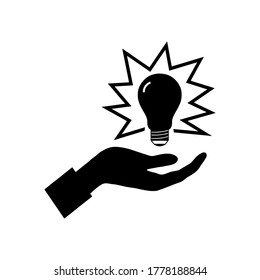saving electricity icon vector illustration logo template
