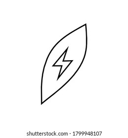 saving electricity icon vector illustration logo template 