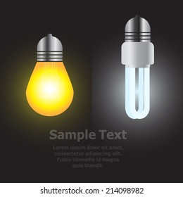 Saving energy concept vector illustration