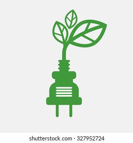Saving Energy Concept Vector Illustration