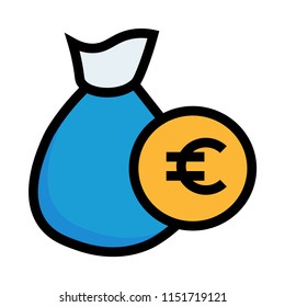  saving euro bag 