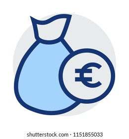  saving euro bag 