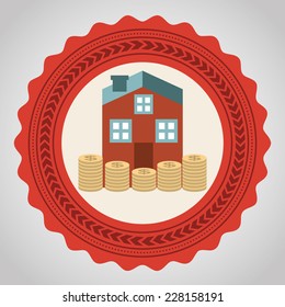 saving graphic design , vector illustration