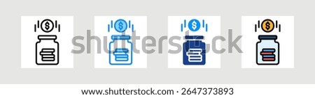 Saving Icon Collection Set Multiple Style