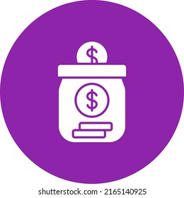 Guardando imagen vectorial de icono. También se puede usar para donaciones. Adecuado para aplicaciones móviles, aplicaciones web y medios impresos.