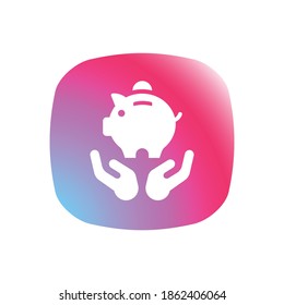 Saving Money - App Icon Button