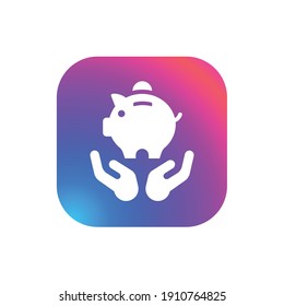 Guardar dinero - botón Icono de aplicación