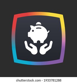Guardar dinero - botón Icono de aplicación