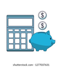 saving money cartoon