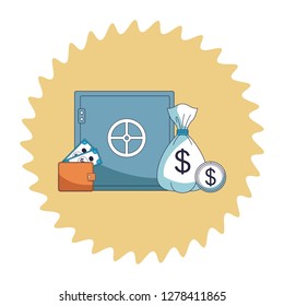 saving money cartoon
