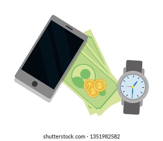 saving money cartoon