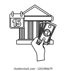 saving money cartoon