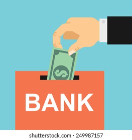 saving money concept