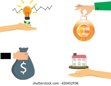  saving money concept,save money for buy home