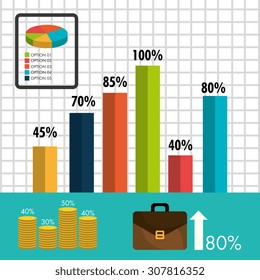 Saving money design, vector illustration eps 10.