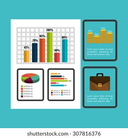Saving money design, vector illustration eps 10.