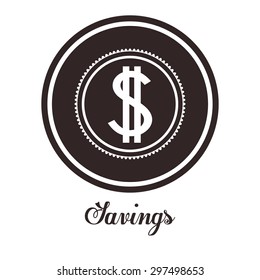 Saving Money digital design, vector illustration eps 10