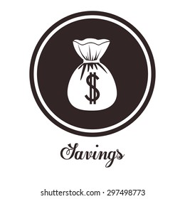 Saving Money digital design, vector illustration eps 10