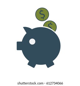 Saving money icon