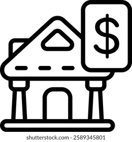 Saving Money Icon. Money Concept