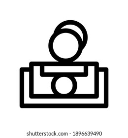 saving money icon or logo isolated sign symbol vector illustration - high quality black style vector icons
