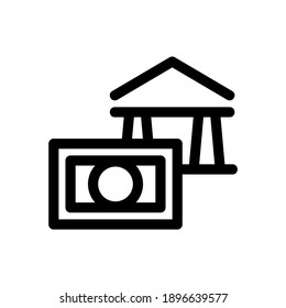 saving money icon or logo isolated sign symbol vector illustration - high quality black style vector icons
