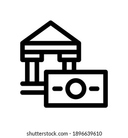 Sparen Sie Geld Symbol oder Logo einzeln auf Zeichen Vektorgrafik - hochwertige Vektorsymbole mit schwarzem Stil
