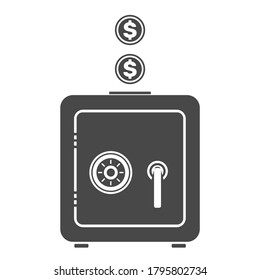 Guardar icono de dinero - Ilustración vectorial