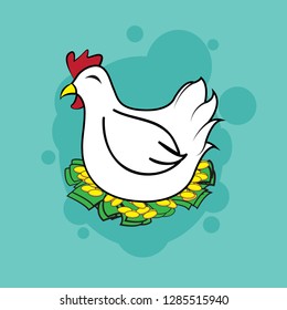 Saving Money Illustration