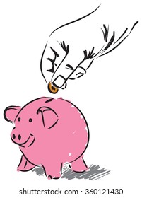 saving money illustration