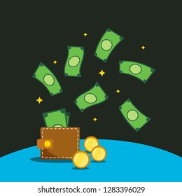 Saving Money Illustration Background Poster