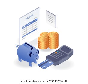 Ahorro de dinero para informes de facturas