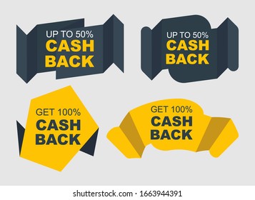 Saving and money refund icons. - Vector.