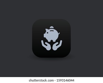 Saving Money - Vector App Icon