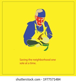 Saving a neighborhood one sole at a time.