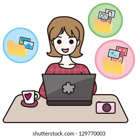 Saving and organizing your photo data