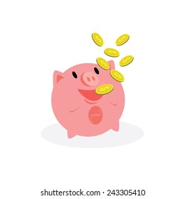 saving piggy bank.