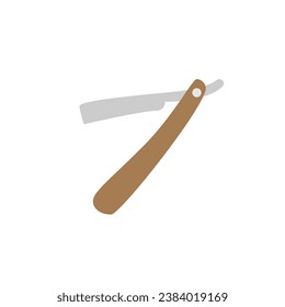 Saving Razer Flat icon vector illustration. Editable stroke