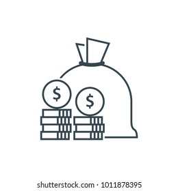 saving sign icon